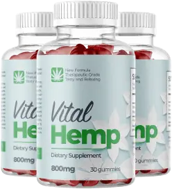 Vital Hemp Gummies 3 Bottles